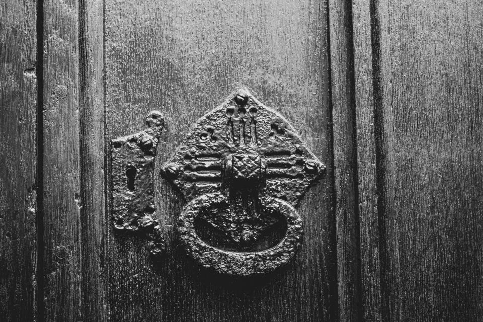 Romantic Style Brass Door Knocker