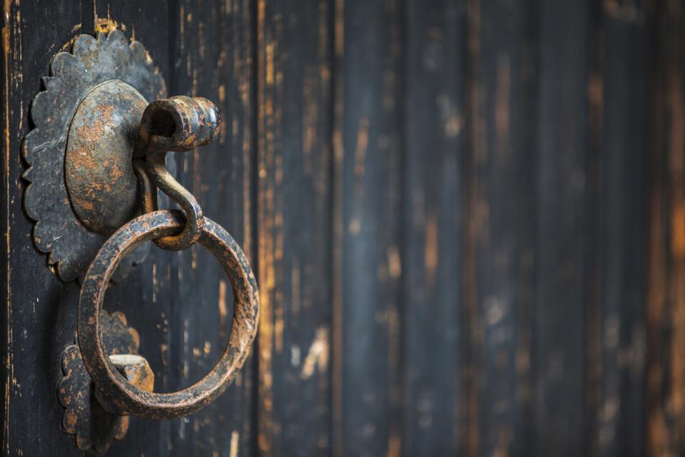 Romantic Style Brass Door Knocker
