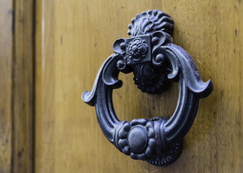 Romantic Style Brass Door Knocker