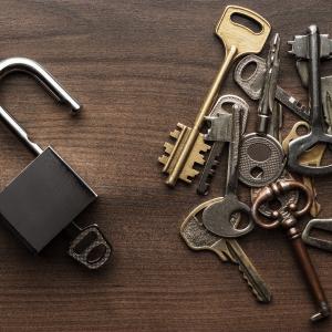 Rustic Lock And Key Set 