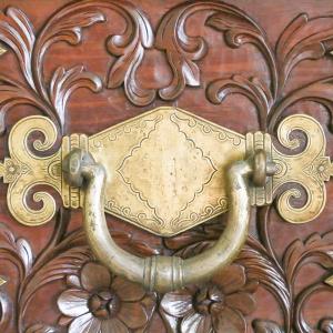 Antique Brass chest latch    