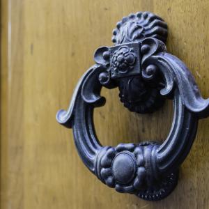 Romantic Style Brass Door Knocker