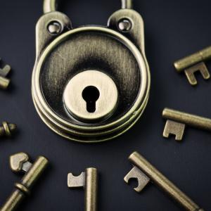 Shabby Chic Lock And Key Set 