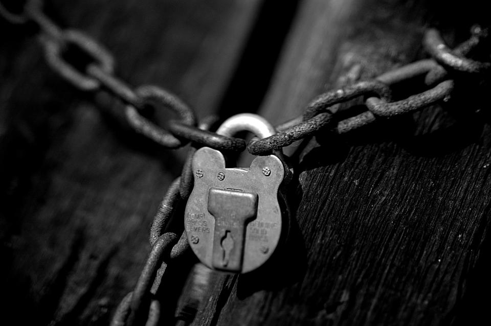 Antique Lock and Chain 